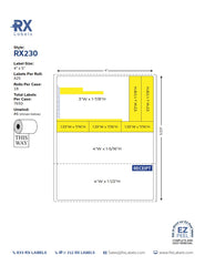 RX-230 – Standard Prescription Label