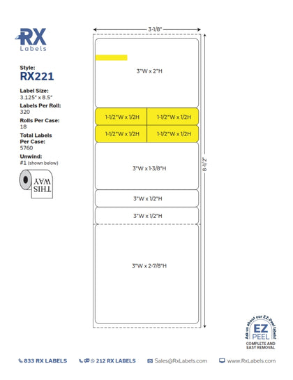 Standard Labels – Rx Labels