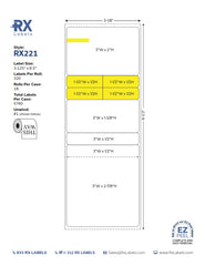 RX-221 – Standard Prescription Label