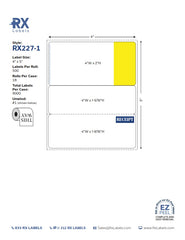 RX-227 – Standard Prescription Label