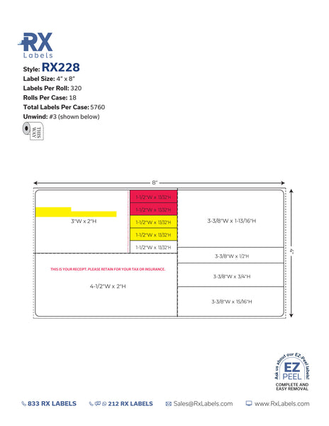 RX-228 – Rx Labels